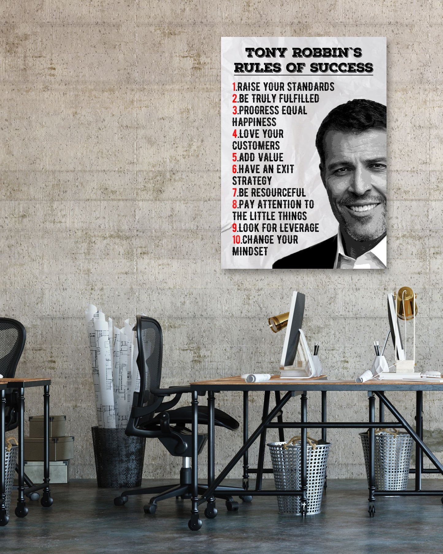 Rules of Success Tony Robbin's - @ColorizeStudio