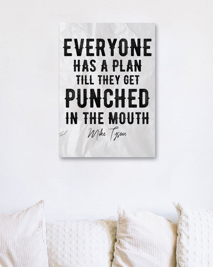 Everyone Has A Plan Mike Tyson Quote - @ColorizeStudio