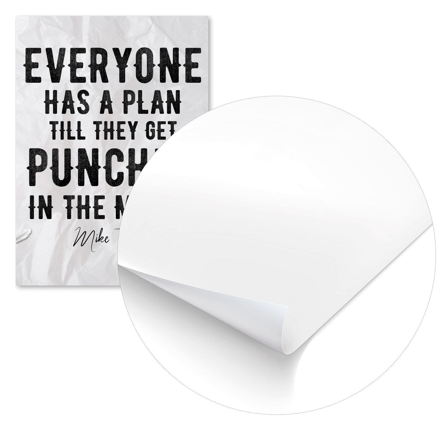 Everyone Has A Plan Mike Tyson Quote - @ColorizeStudio