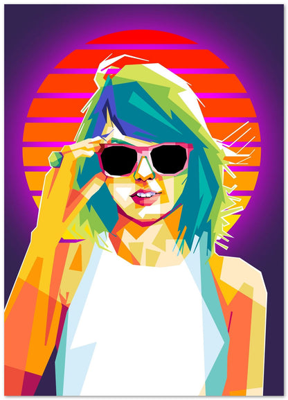 taylor swift pop art x retro - @AsranVektor