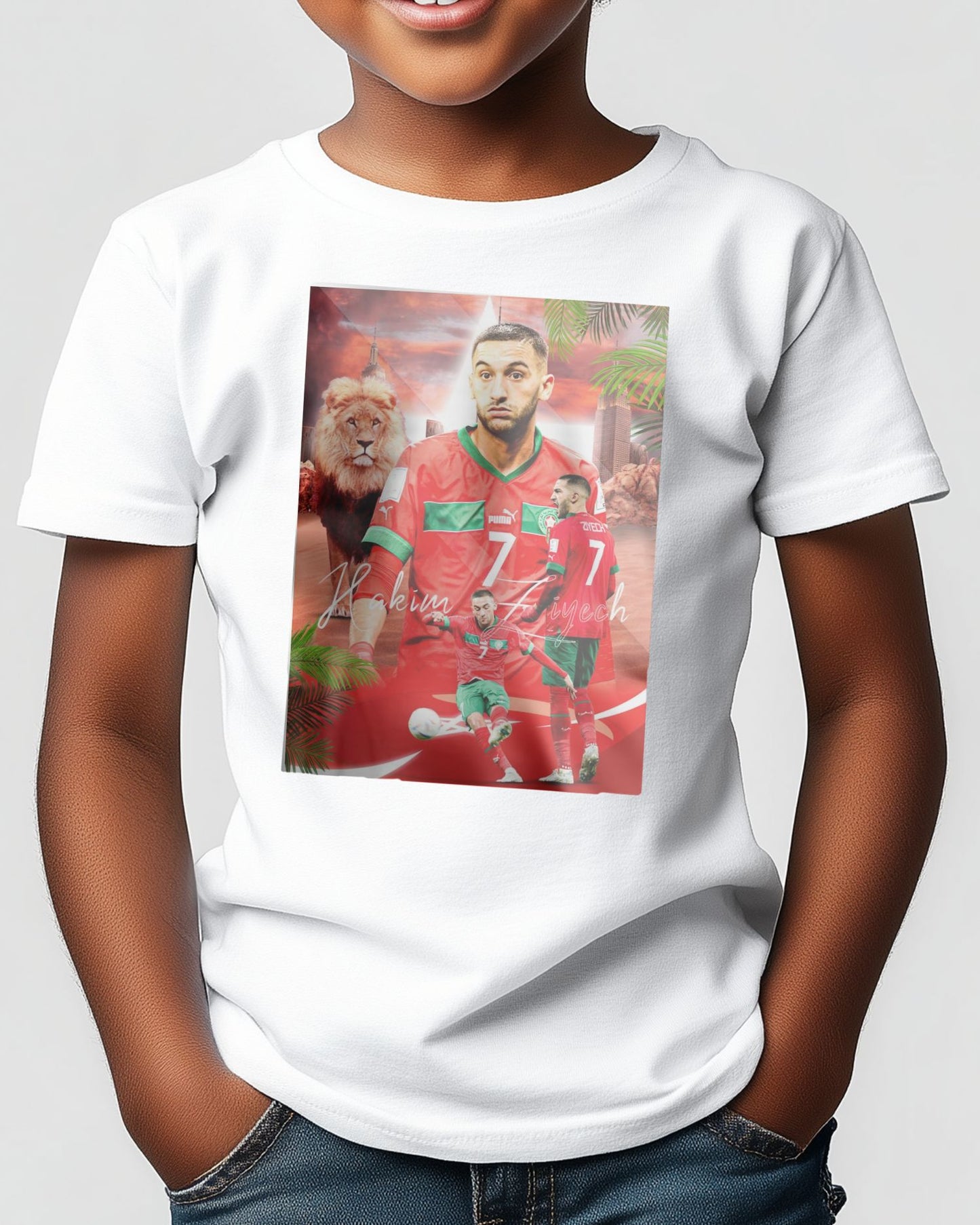 Hakim Ziyech Morocco Footballer - @ColorizeStudio