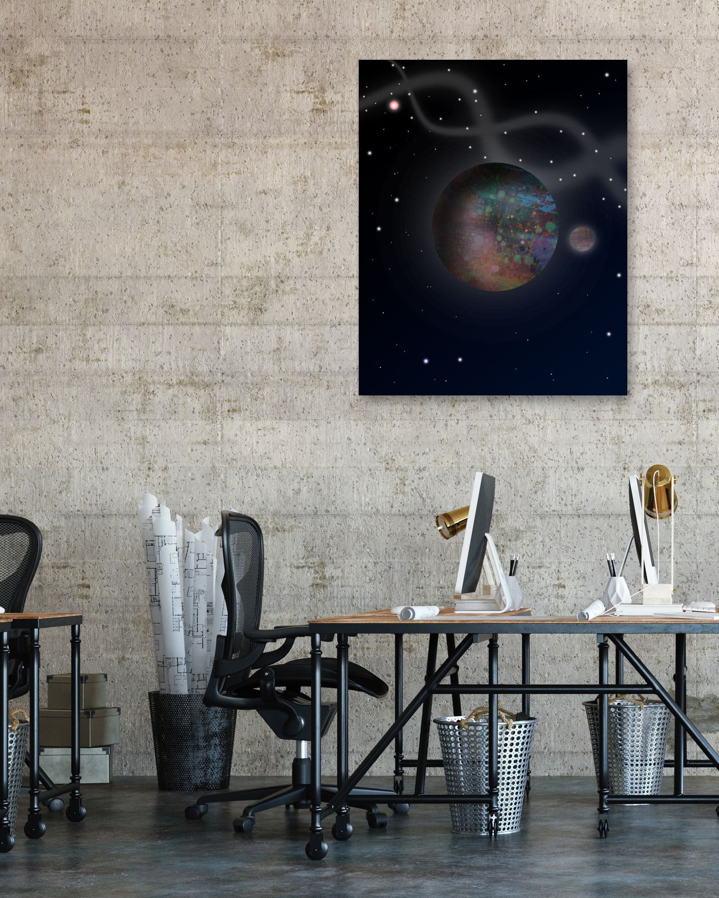 galaxy wall art - @xhipotermia