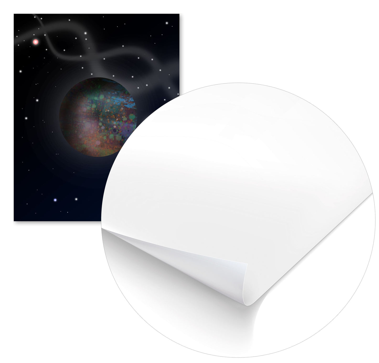 galaxy wall art - @xhipotermia