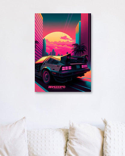 Car Retro Synthwave 2 - @NotoCreative