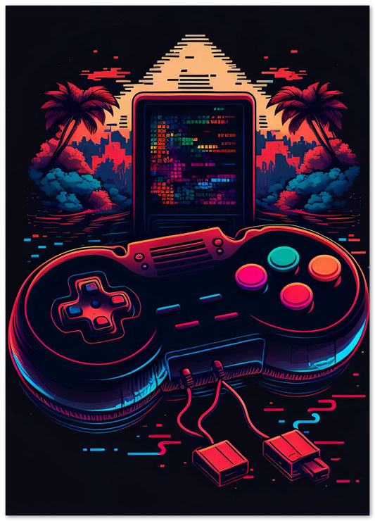 Gaming Retro Synthwave 3 - @NotoCreative