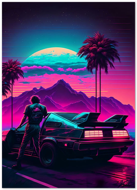 Car Retro Synthwave 4 - @NotoCreative