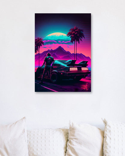 Car Retro Synthwave 4 - @NotoCreative