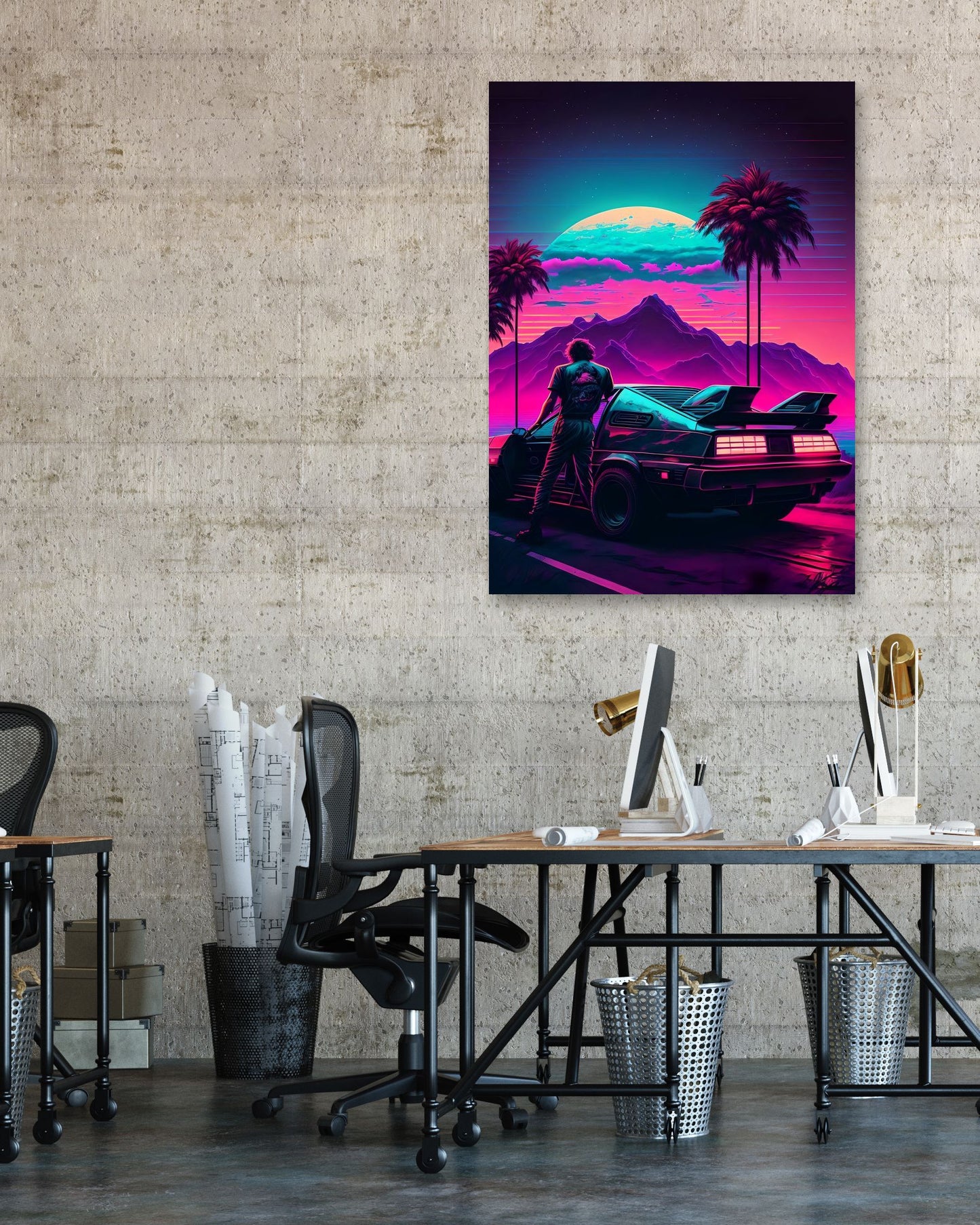 Car Retro Synthwave 4 - @NotoCreative