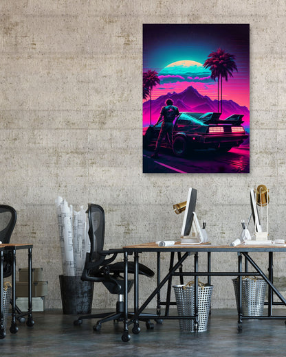 Car Retro Synthwave 4 - @NotoCreative