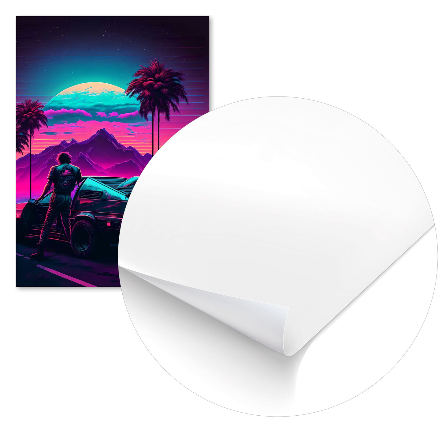 Car Retro Synthwave 4 - @NotoCreative