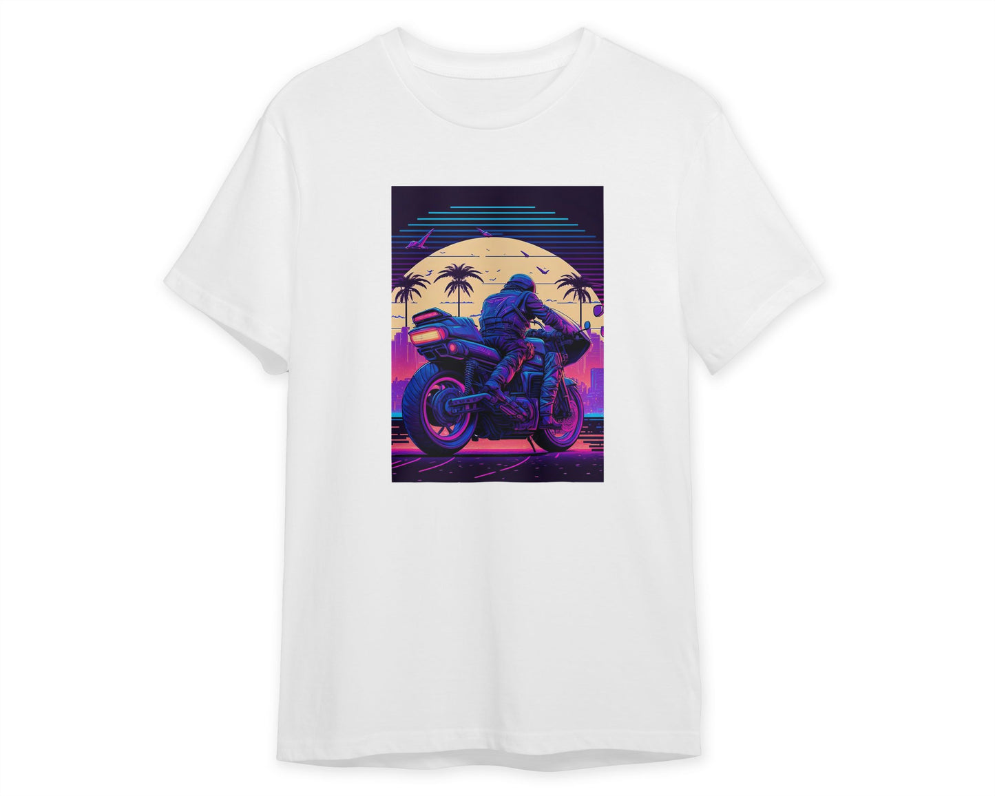 Motorcyle Retro Synthwave 1 - @NotoCreative