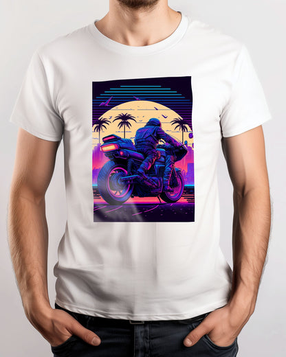 Motorcyle Retro Synthwave 1 - @NotoCreative