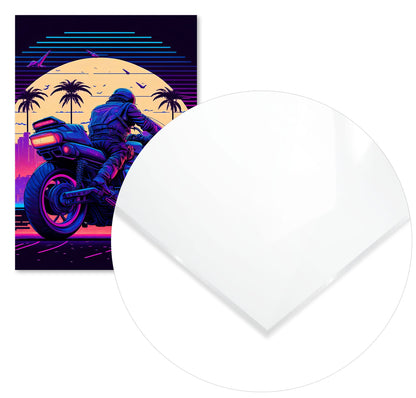 Motorcyle Retro Synthwave 1 - @NotoCreative