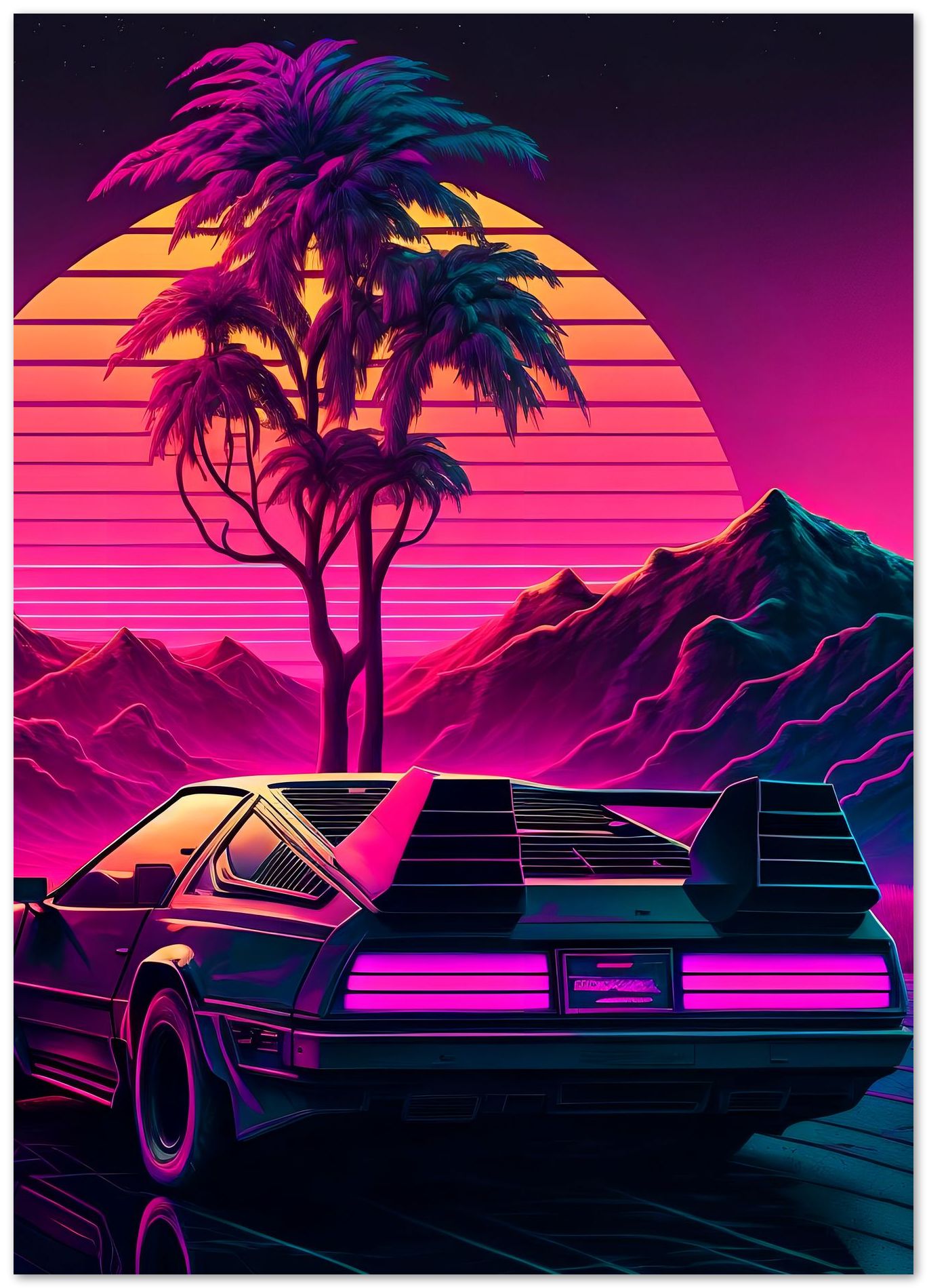 Car Retro Synthwave 5 - @NotoCreative