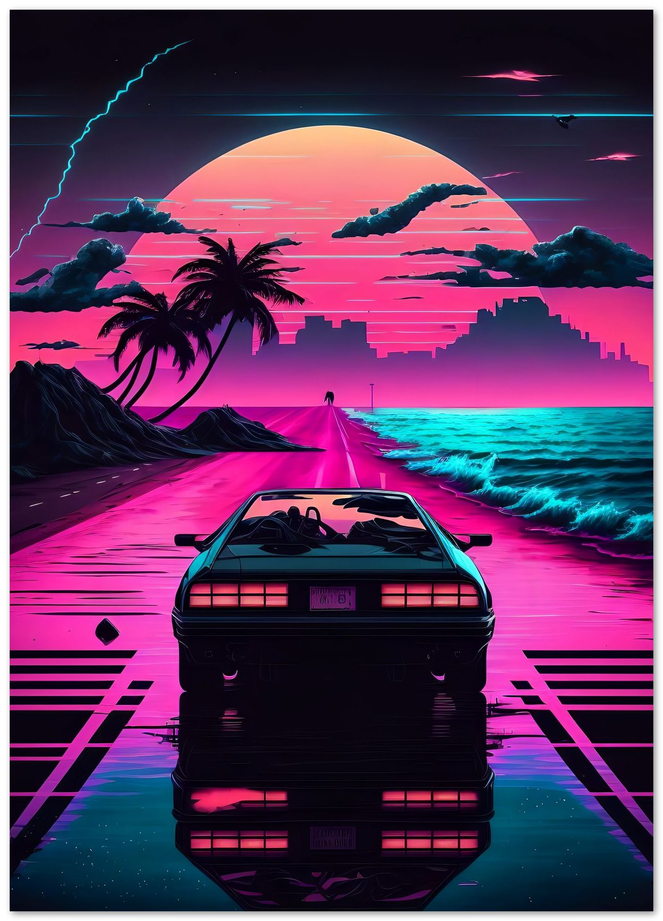 Car Retro Synthwave 6 - @NotoCreative