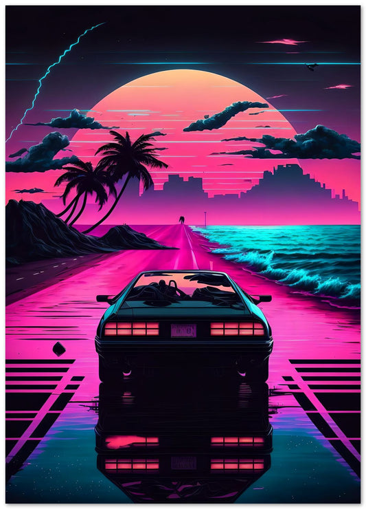 Car Retro Synthwave 6 - @NotoCreative