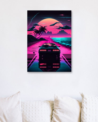 Car Retro Synthwave 6 - @NotoCreative