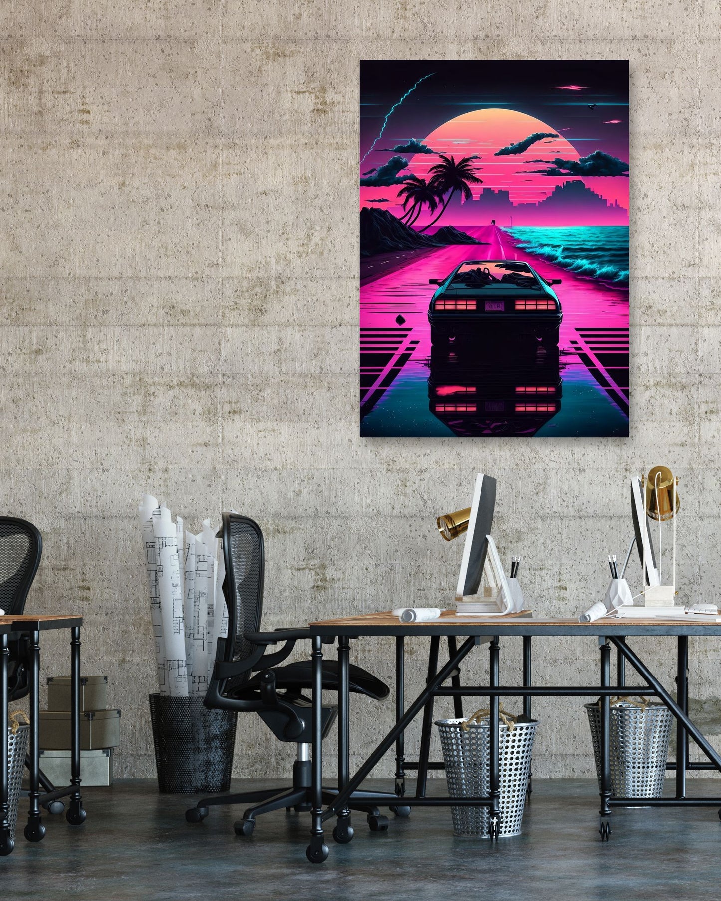 Car Retro Synthwave 6 - @NotoCreative