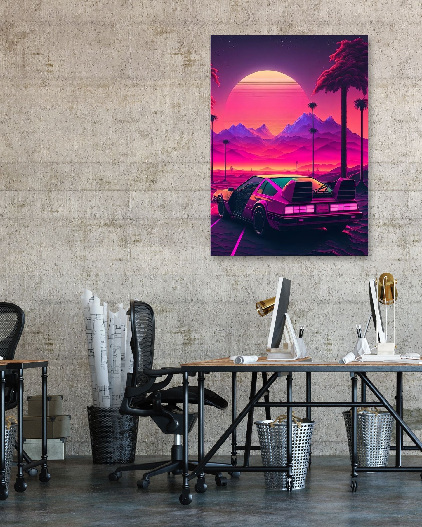 Car Retro Synthwave 7 - @NotoCreative