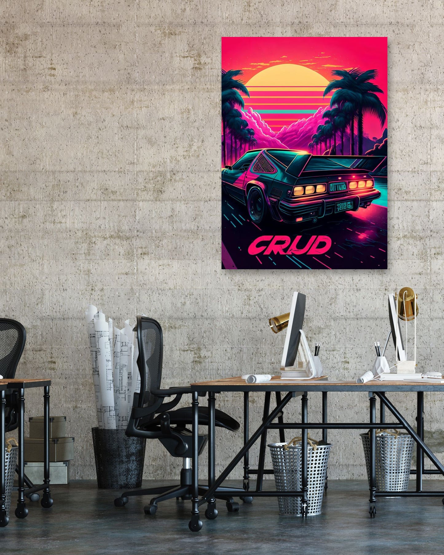 Car Retro Synthwave 8 - @NotoCreative