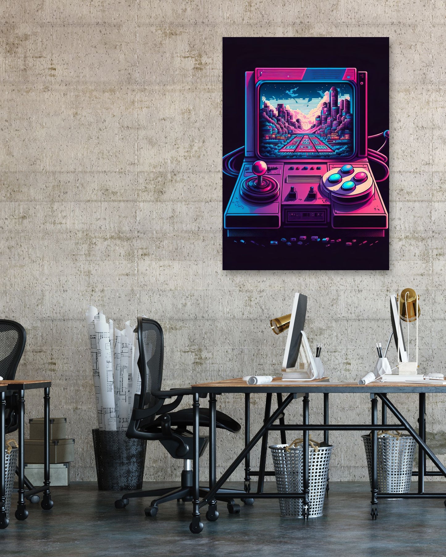 Gaming Retro Synthwave 4 - @NotoCreative