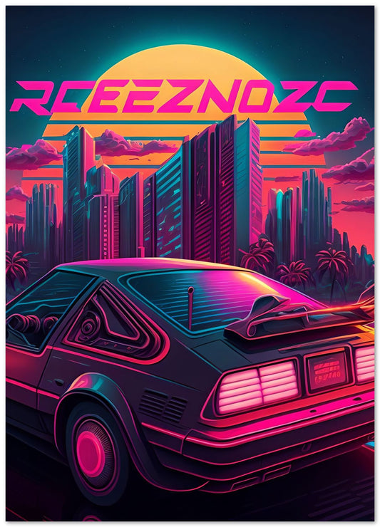 Car Retro Synthwave 11 - @NotoCreative