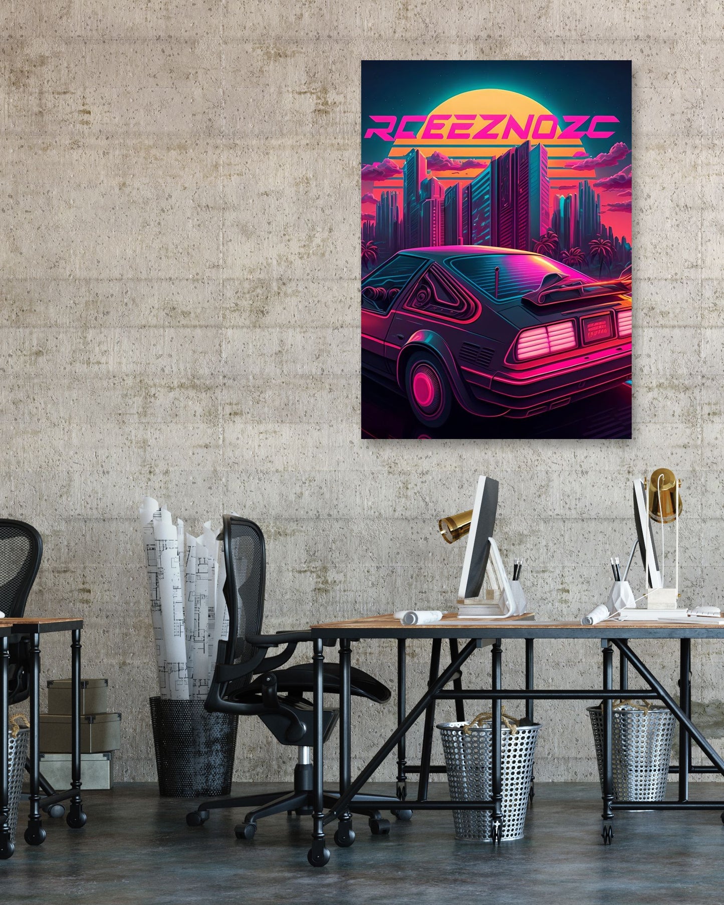 Car Retro Synthwave 11 - @NotoCreative