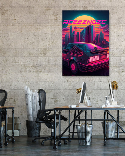 Car Retro Synthwave 11 - @NotoCreative