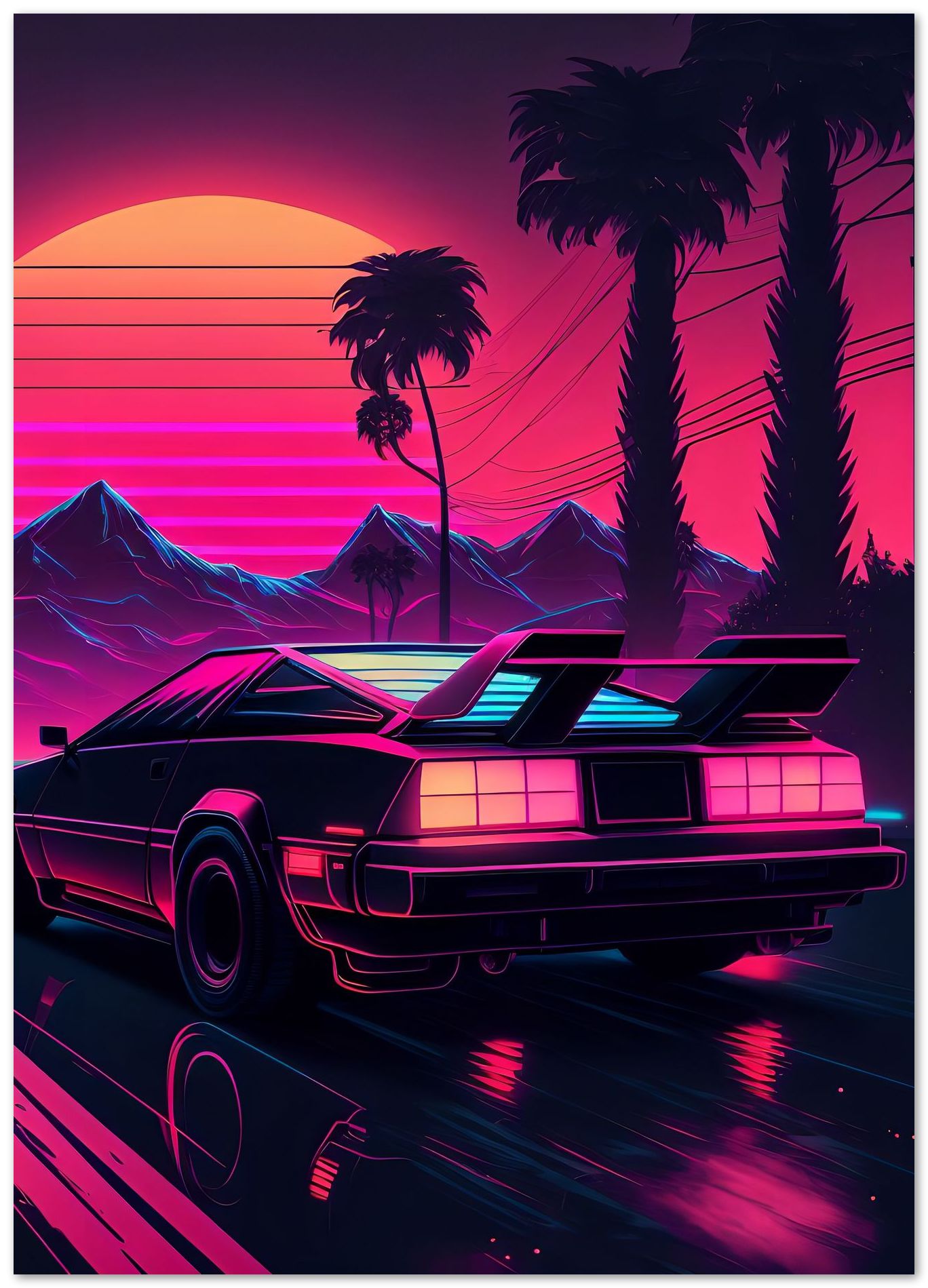 Car Retro Synthwave 12 - @NotoCreative