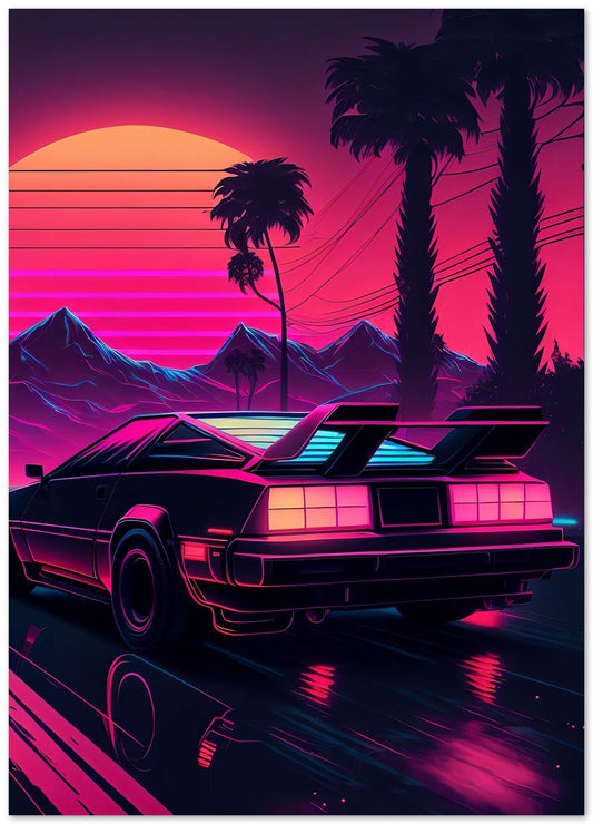 Car Retro Synthwave 12 - @NotoCreative