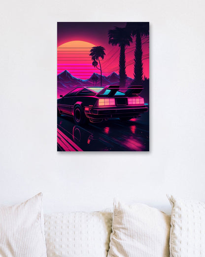 Car Retro Synthwave 12 - @NotoCreative