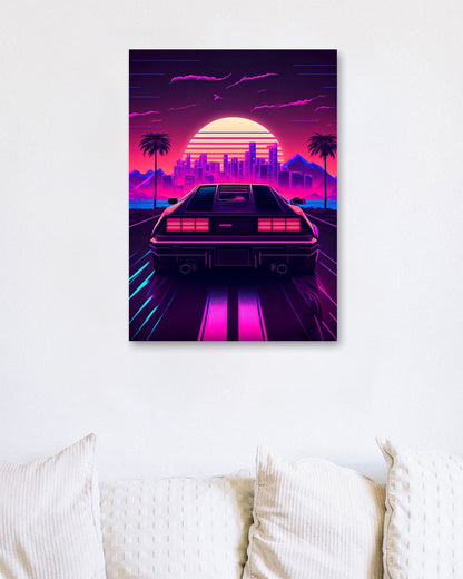 Car Retro Synthwave 14 - @NotoCreative