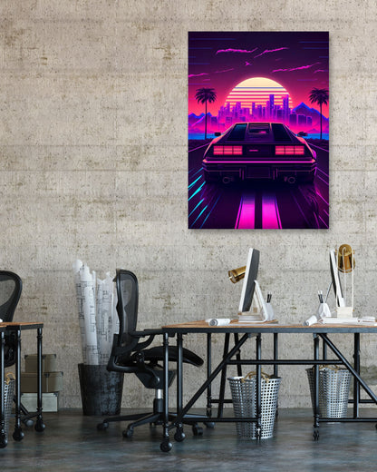 Car Retro Synthwave 14 - @NotoCreative