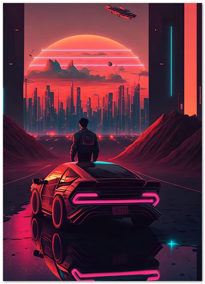 Car Retro Synthwaveb 18 - @NotoCreative