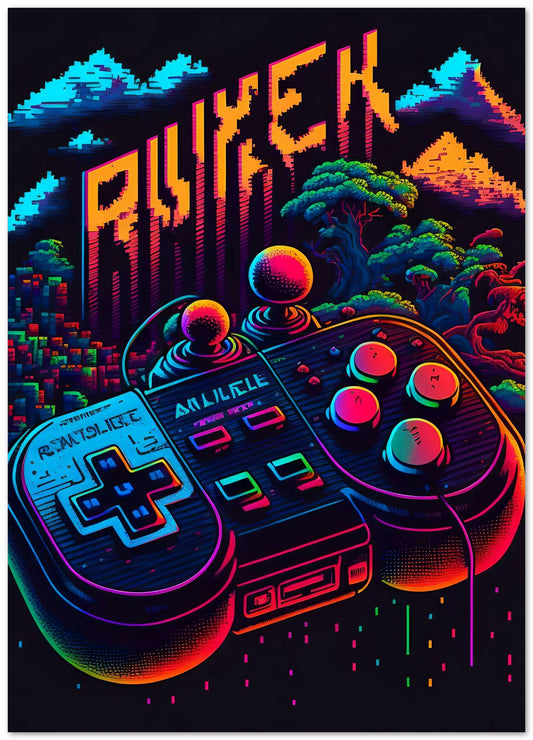 Gaming Retro Synthwave 7 - @NotoCreative