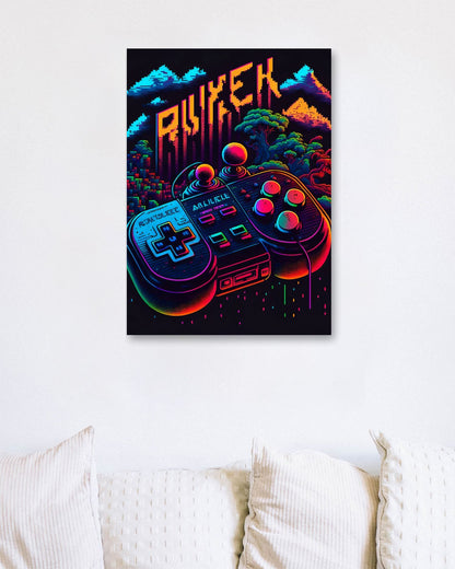 Gaming Retro Synthwave 7 - @NotoCreative