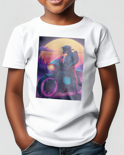 Motorcycle Retro Synthwave 7 - @NotoCreative