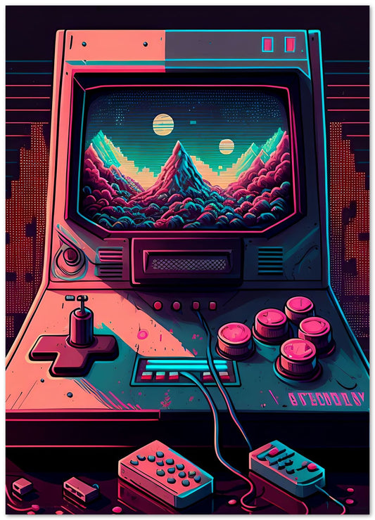 Gaming Retro Synthwave 8 - @NotoCreative