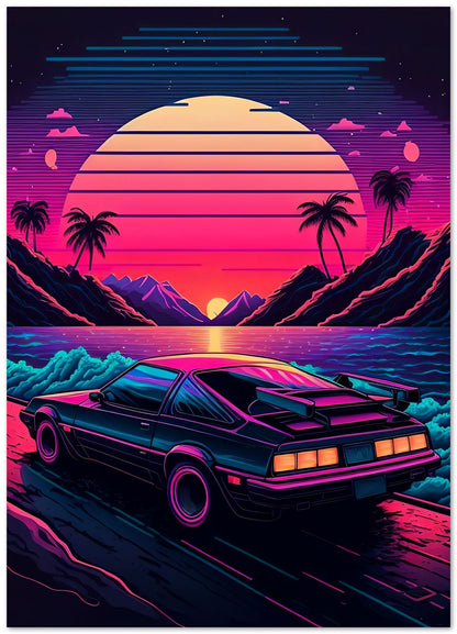 Car Retro Synthwave 20 - @NotoCreative