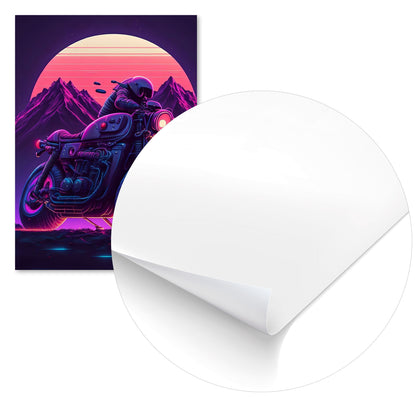 Motorcycle Retro Synthwave 8 - @NotoCreative