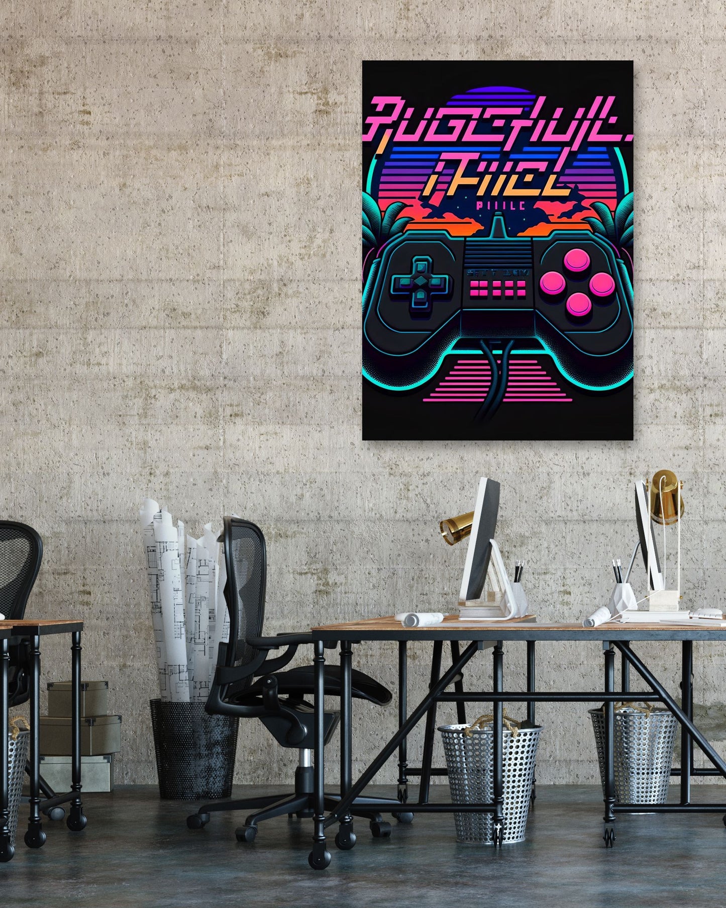 Gaming Retro Synthwave 11 - @NotoCreative