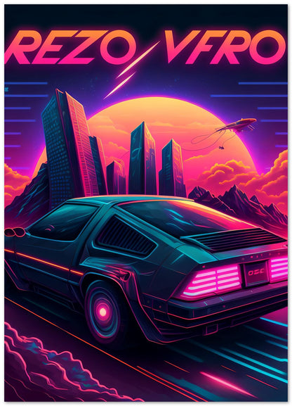 Car Retro Synthwave 22 - @NotoCreative