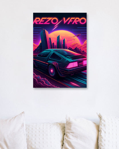 Car Retro Synthwave 22 - @NotoCreative