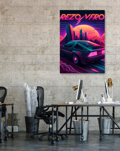 Car Retro Synthwave 22 - @NotoCreative