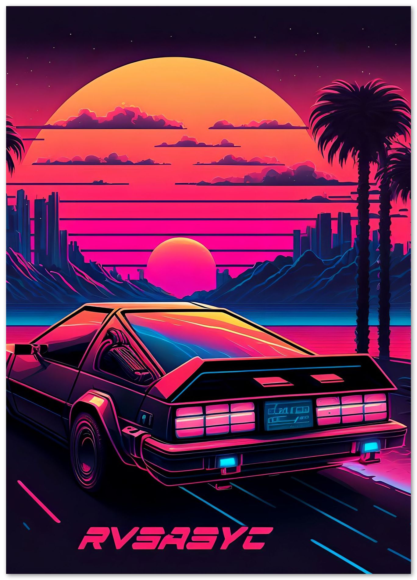 Car Retro Synthwave 23 - @NotoCreative