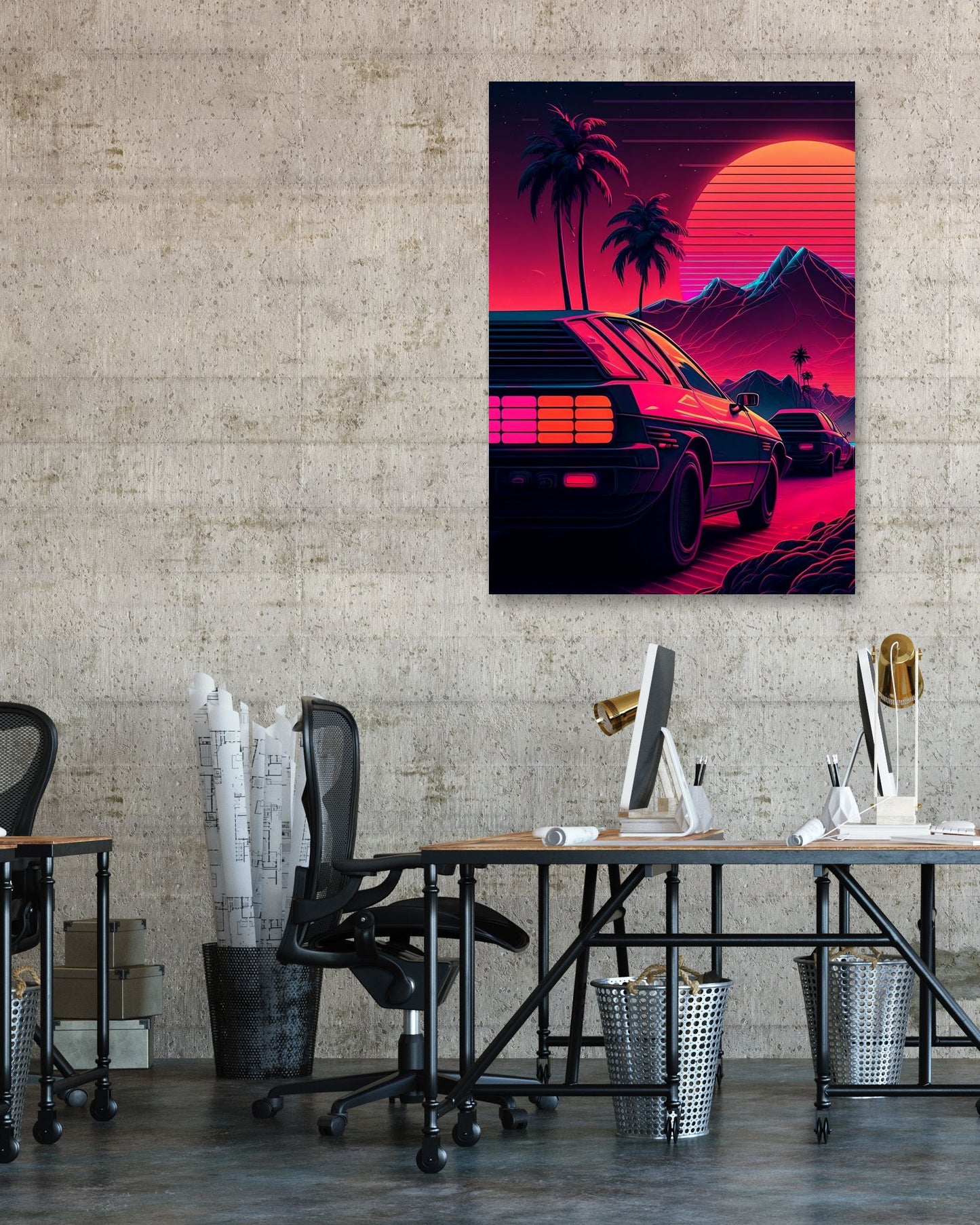 Car Retro Synthwave 24 - @NotoCreative