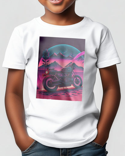 Motorcycle Retro Synthwave 11 - @NotoCreative