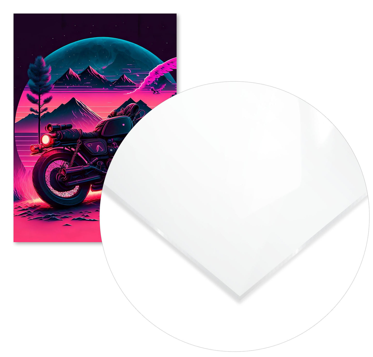 Motorcycle Retro Synthwave 11 - @NotoCreative