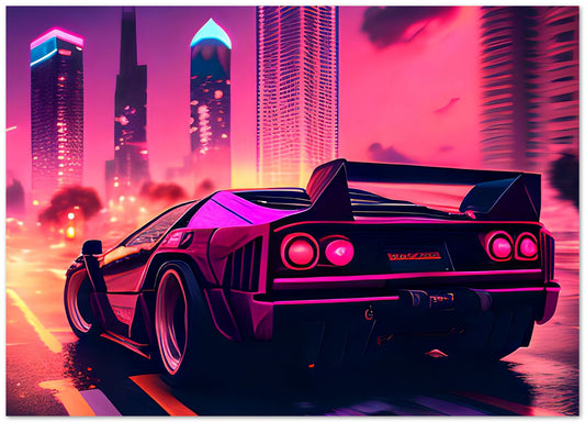 Car Retro Synthwave 25 - @NotoCreative