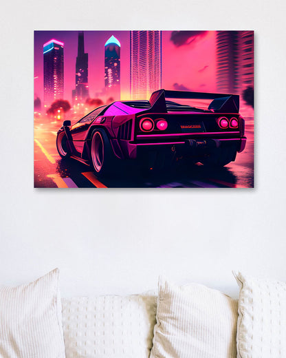 Car Retro Synthwave 25 - @NotoCreative